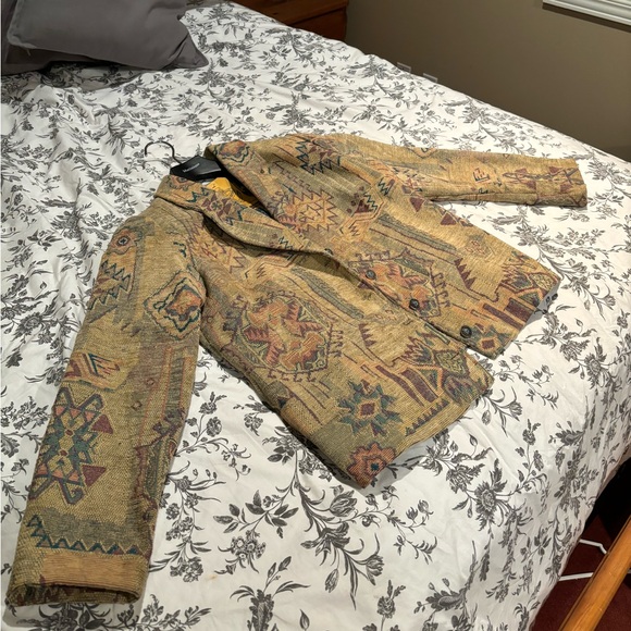 Funky cushion-like vintage/retro medium blazer - Picture 4 of 5